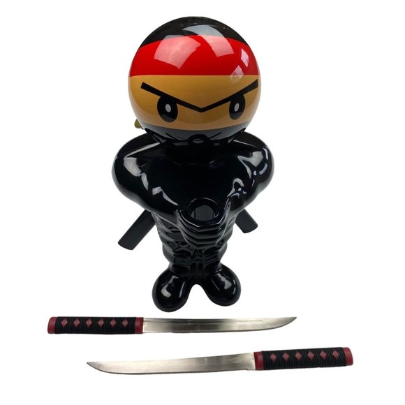 NINJA KITCHEN KNIFE BLOCK HOLDER FIZ (one knife missing) - Picture 2 of 8